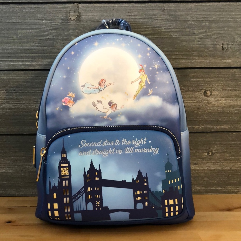 Peter Pan Disney Loungefly mini-backpack.